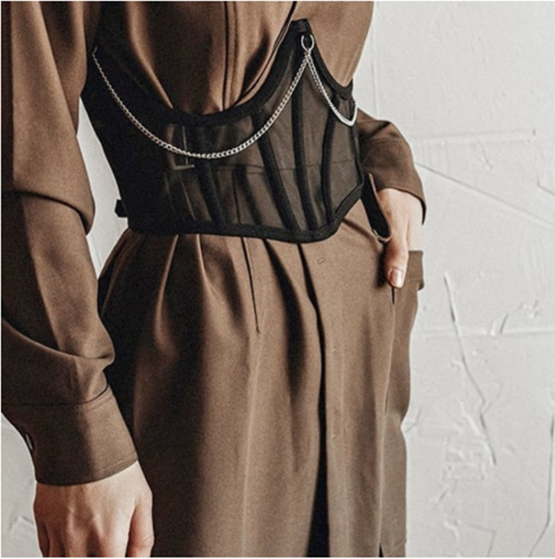 Corsetto Corto Trasparente