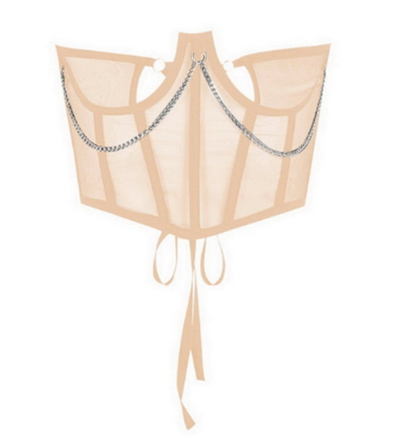 Corsetto Corto Trasparente