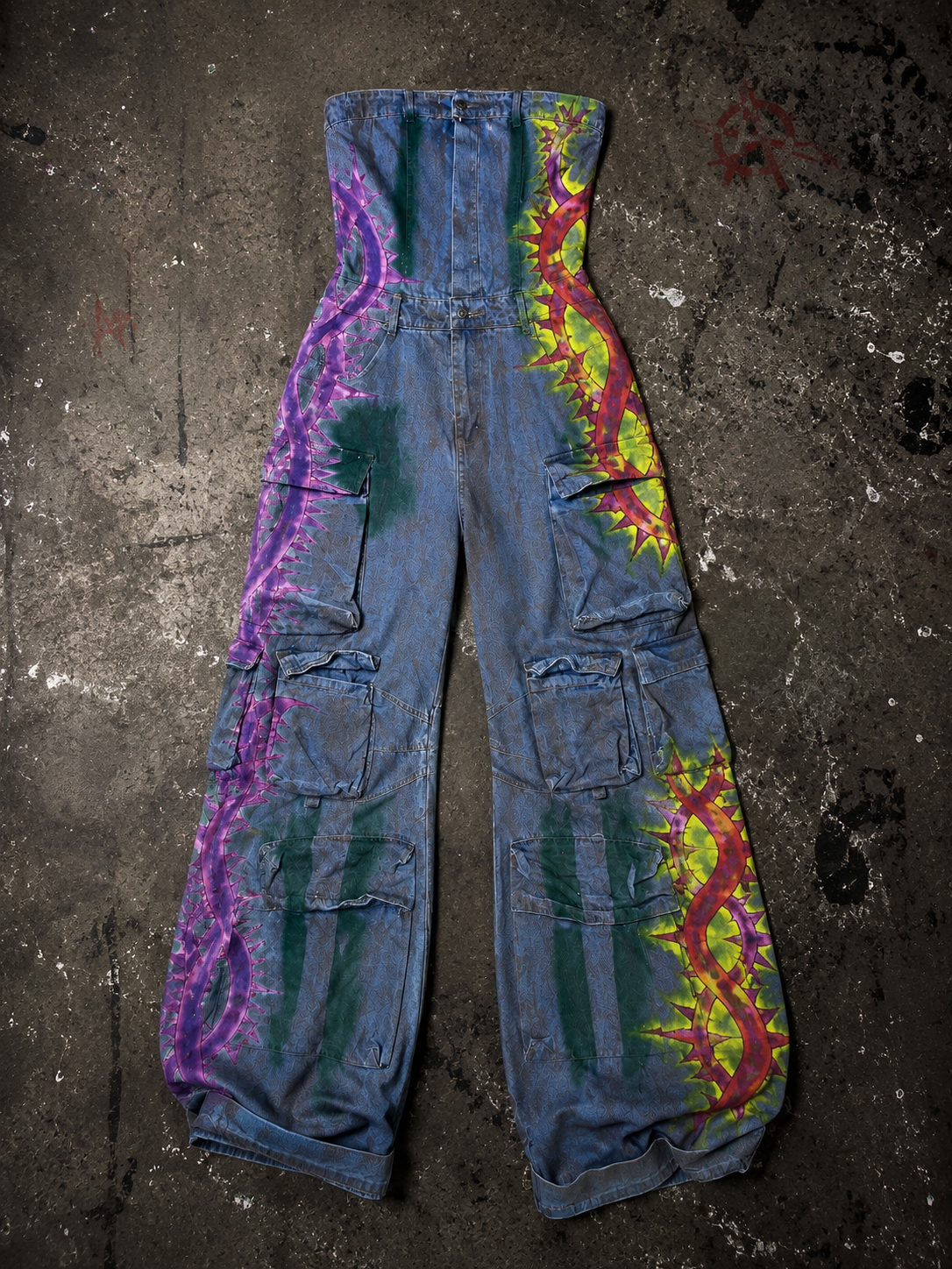 JumpSuperColor Denim Tuta