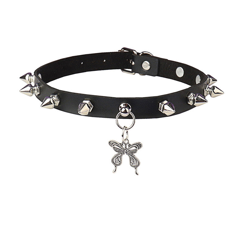 Choker Gotico Punk con Borchie