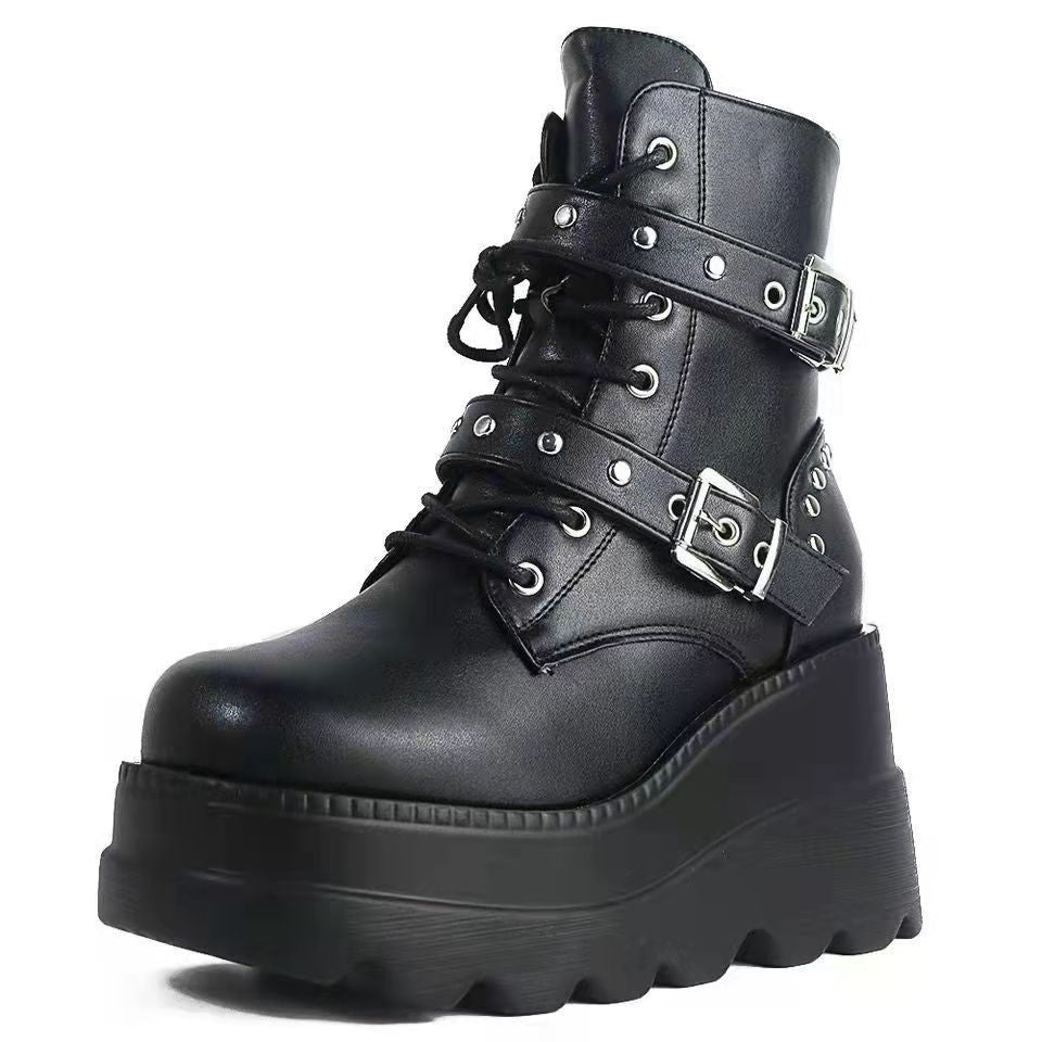 Stivali Platform Goth Punk