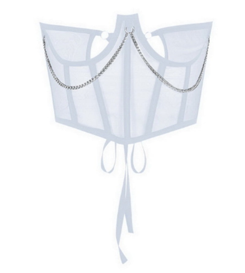 Corsetto Corto Trasparente