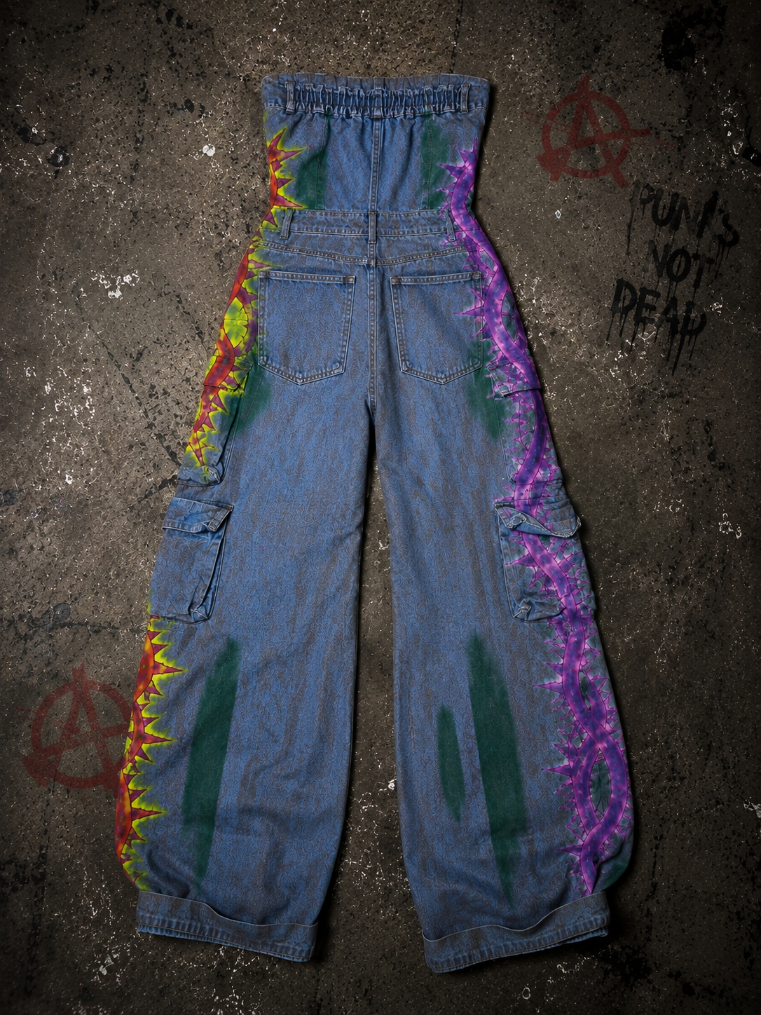 JumpSuperColor Denim Tuta