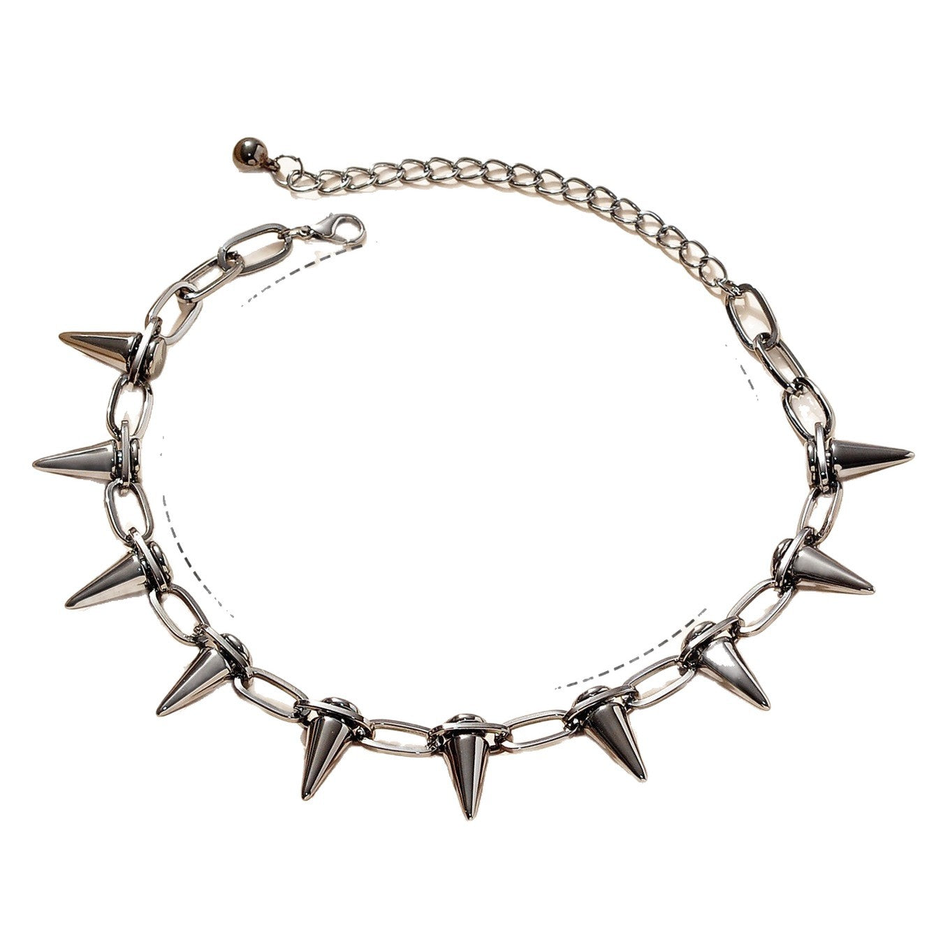 Collana Choker Punk con Borchie a Spillo